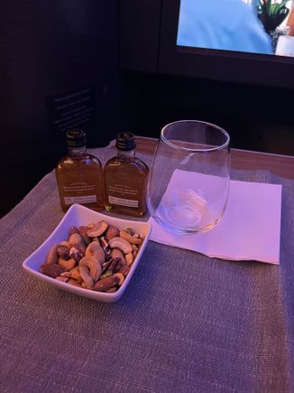 Warm nuts to start