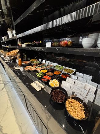 Another view of the buffet area near to where I sat