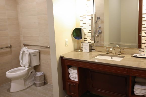 King ADA Suite bathroom