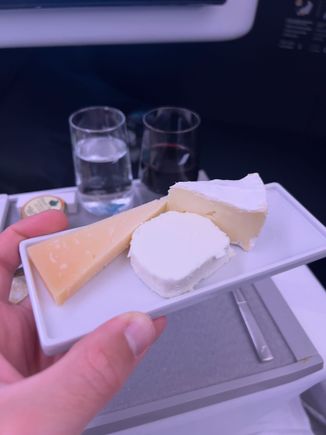 No explanation given on the cheeses