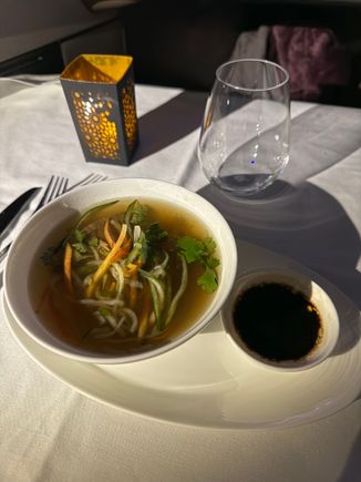 Braised beef soup with sweet soya  - pretty average