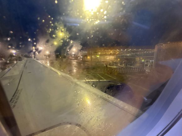 It was a wet evening at Toulouse
