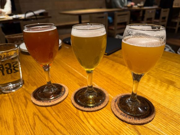Amber ale, pale ale, IPA at Moon Sun Brewing