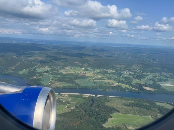 Arriving in Norway yesterday.