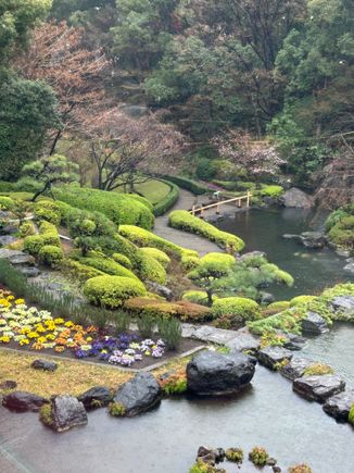 The Japanese gardens which are something of a tourist destination in their own right (in fact there were mainly Japanese visitors)