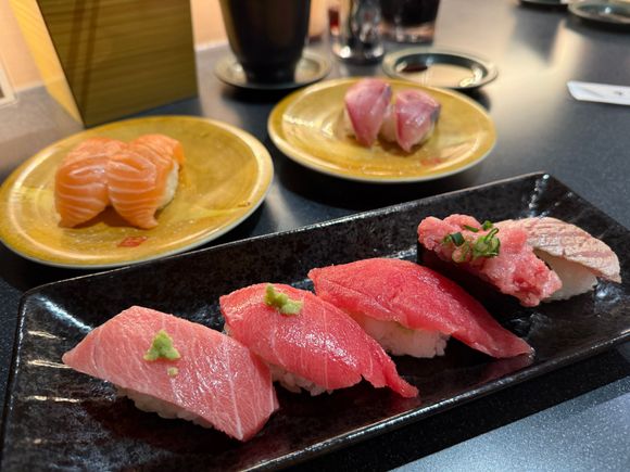 Went for the tuna mix, plus salmon and some white fish