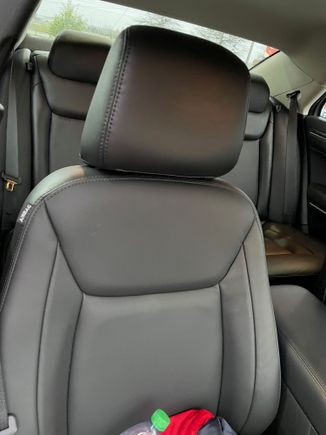 Leather seats -- not the same as the S trim 