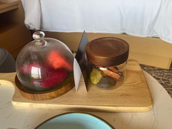 Welcome gift in room