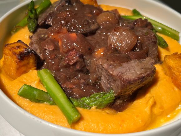 Beef Cheeks.  Never again. 