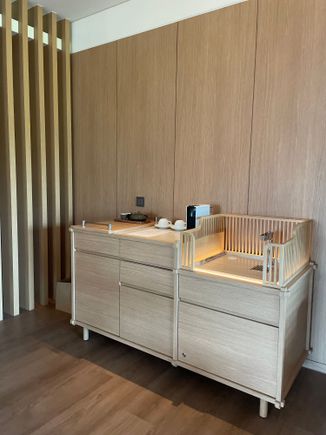 Minibar and coffee station