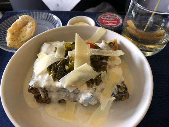 Portobello/Kale Lasagna was delicious. 