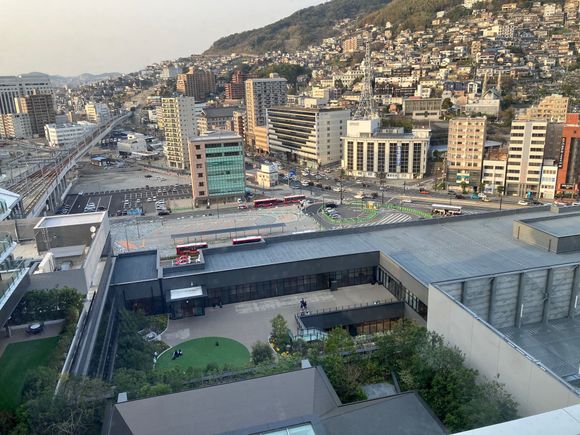 View from club lounge