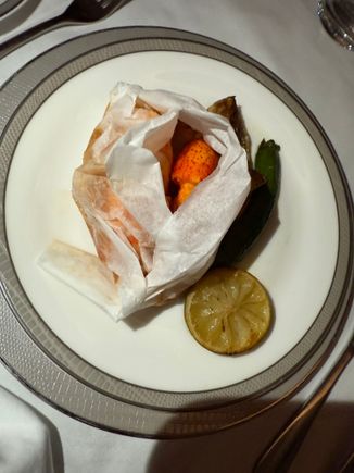 As it was served