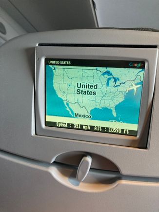 The old map on the TV next to me. Anyone know why this happened?