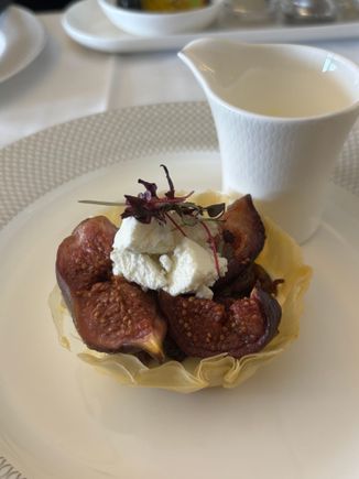 Goats cheese tart