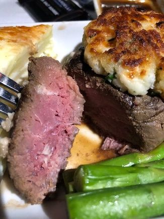 Not overcooked surprisingly!