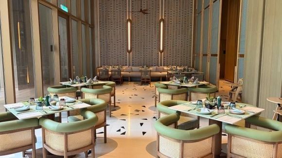 Temporary executive lounge, Gingerfire restaurant