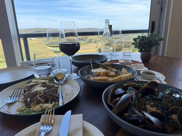 Great lunch at La Viage near Hermanos.