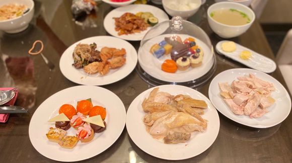 Poached & salt baked chicken from Ipoh , Malaysia 