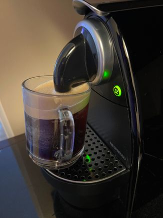 Coffe mugs provided are too tall and not wide enough