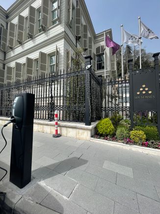 Electric charging point