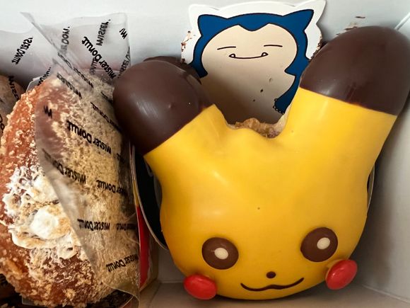 Bonus photo of my cute pikachu donut from Mister Donut Japan