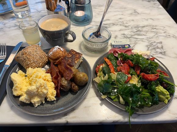 Breakfast selections