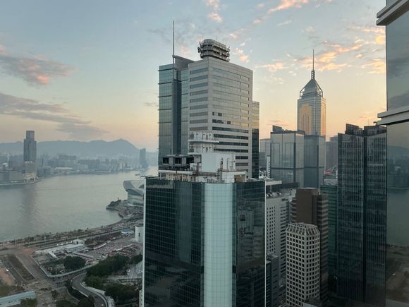 Sunrise from suite