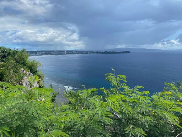 You can see a small storm approaching