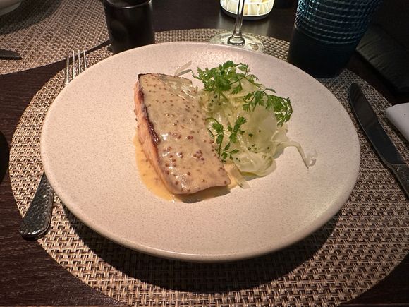 Dinner at restaurant, delicious.