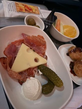 Pre-arrival meal - charcuterie 