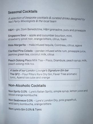 Interesting cocktails