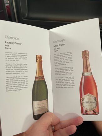 Champagne served ice cold. Perfect for me.
