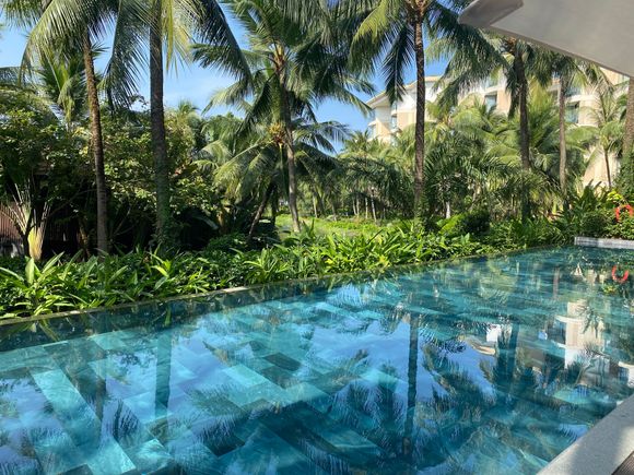 Pool view at the Club