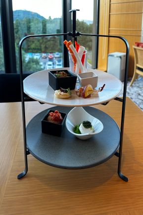 Evening cocktail time meal set