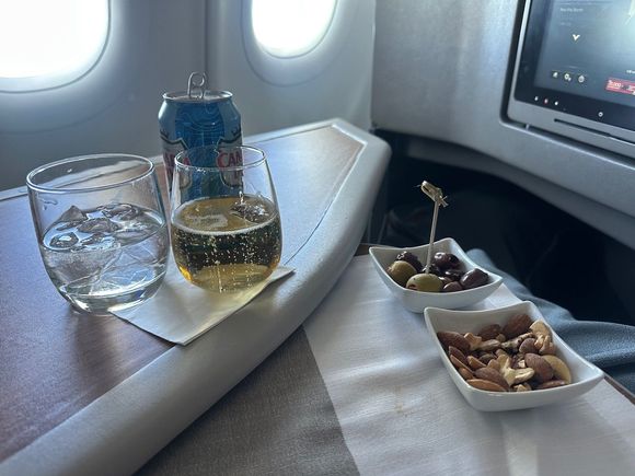 Snacks post departure. 