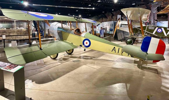 My second love has to be the old open cockpit WWI aircraft. I'd love to fly in one.