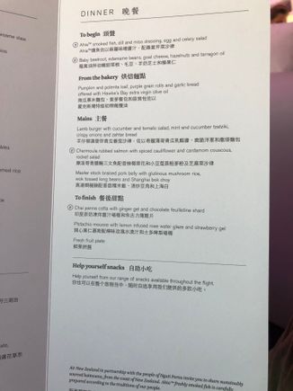 The Lamb Burger was the best thing i've eaten on a plane in ages!