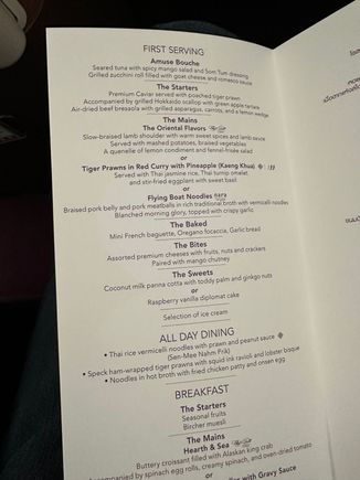 Thai menu C