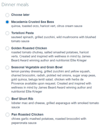 JFK-MAD J 5/1/24 Meal Options