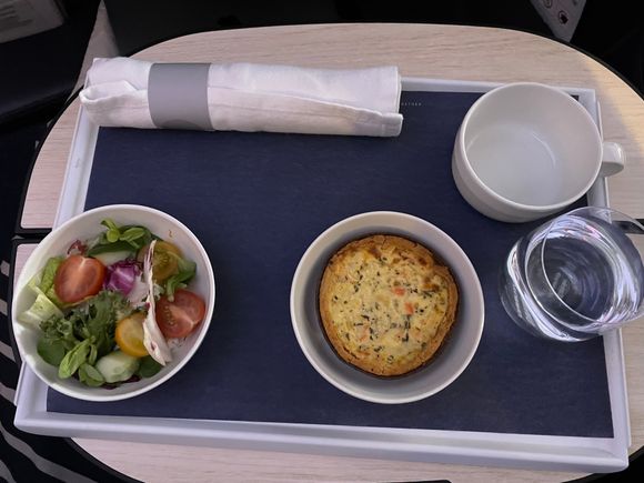 AY HEL-JFK prearrival "meal"