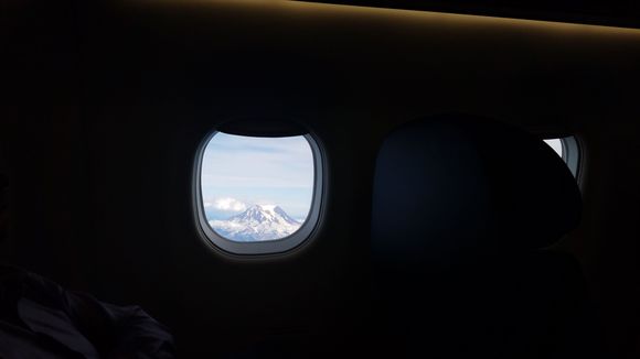 Mt Hood from across the aisle