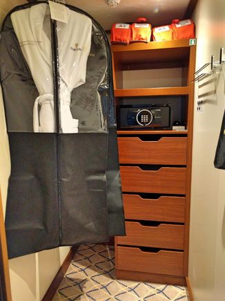 The provided nice robes and of course an in-room safe. Lots of drawers also.