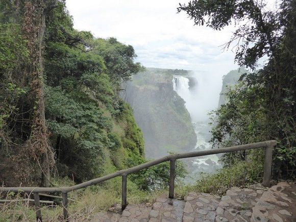 Side view of the Falls