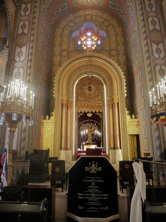 The Choral Temple, maybe europe's finest synagoge.