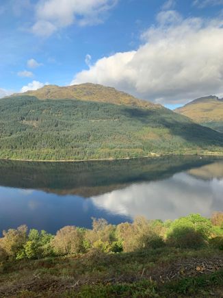 Scenery as I took the train on West Highland Line...