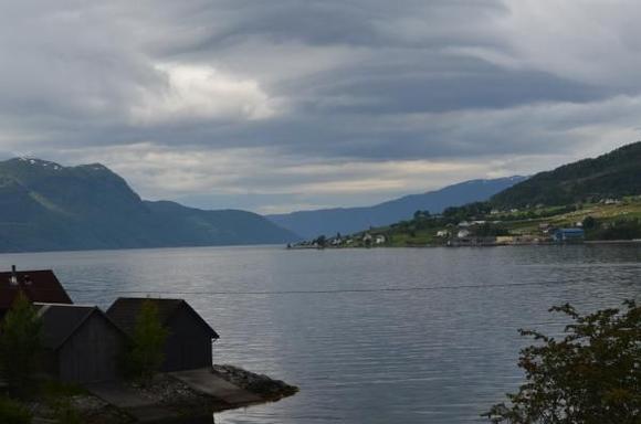 Sandane is picturesque