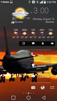 Landing 747 Homescreen
