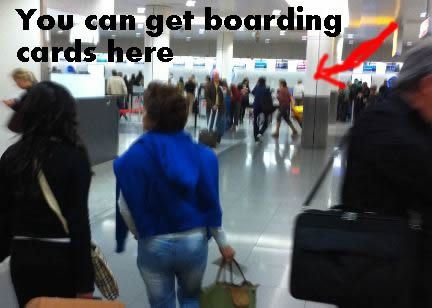Pick Up Boarding Card