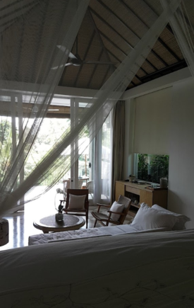 inside the villa